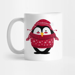 cute winter baby Penguin Mug